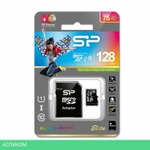 Карта памяти Silicon-Power Elite microSDXC UHS-I 128 GB (SP128GBSTXBU1V10SP)