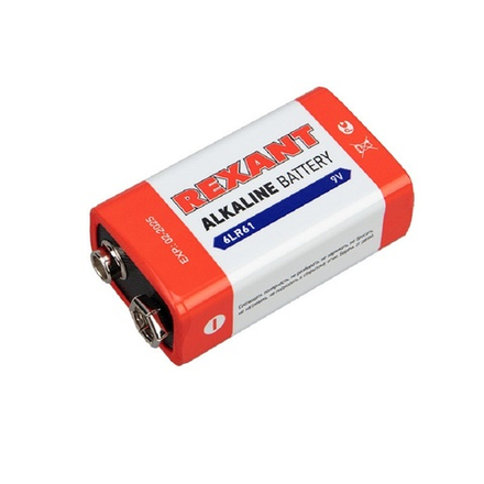 Батарейка Rexant 6LR61 "Крона" 9 V