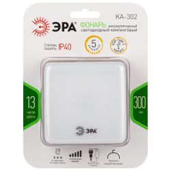 Фонарь кемпинговый светодиодный ЭРА KA-302 кемпинговый аккумуляторный 5W