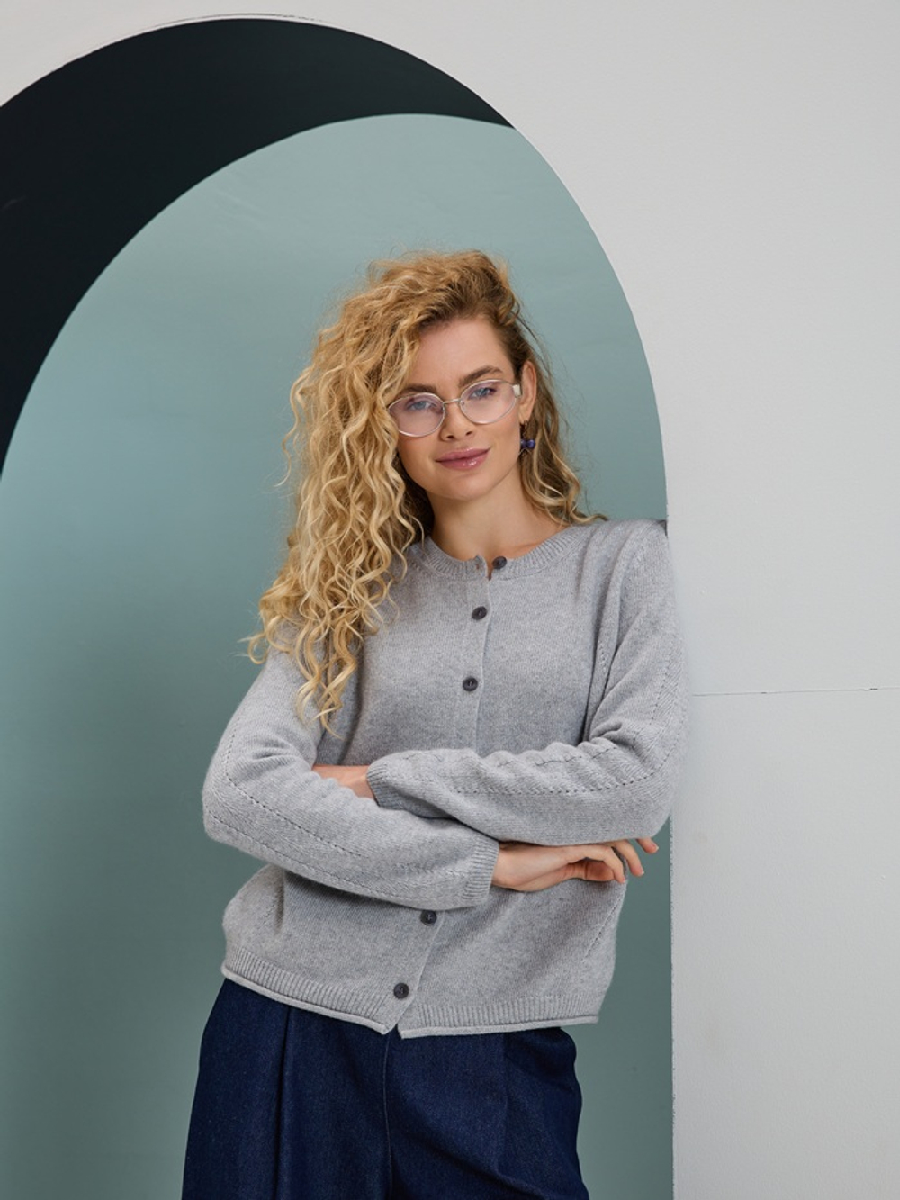 Жакет 2642 джин тоник TINONA