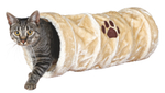 Туннель для кошки Trixie, плюш, шуршащий, 22x60см