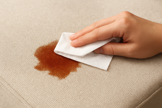 Способы очистки мебельной ткани в зависимости от типа загрязнения