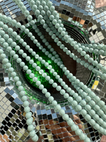 Нить бусин для украшений 6мм, "Майорка-Голубая" (имитация)