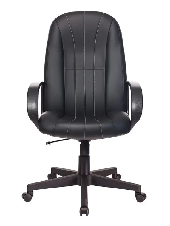 Кресло руководителя  T-898/#B черный,  искусственная кожа