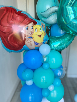 Воздушные шары русалка Ариэль №804