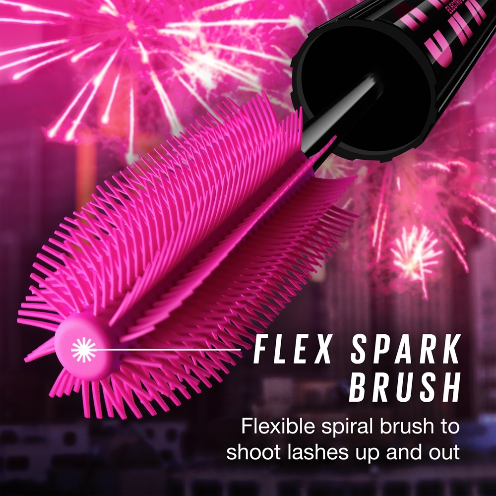 MAYBELLINE NEW YORK Lash Sensational Electro Black - Объемная, удлиняющая и подкручивающая тушь для ресниц суперчерного цвета, 10 ml