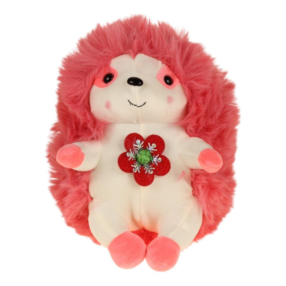 Еж с цветком на груди 17x22x17см. (Hand)