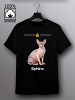 Футболка сфинкс кошка