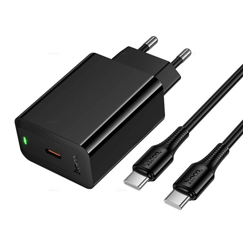 Hoco CS93A Leader PD20W зарядное устройство набор (Type-C на Type-C)
