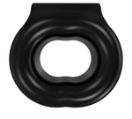 Чёрное эрекционное виброкольцо Stretch (Цвет: черный)