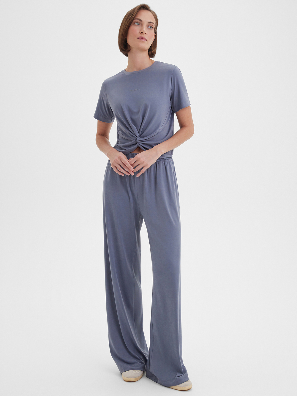 Брюки Wide S.Loren Peach Grey