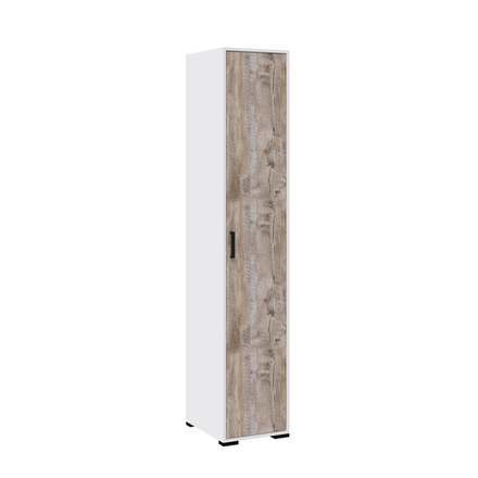 Пенал Бриз белый/дуб юкон