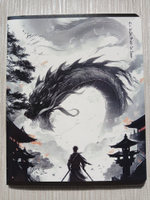 Тетрадь 48 листа А5+.  "Дракон и Самурай", общая, клетка. Формат А5+ (163*203 мм). Арт.120042. С полями. Комплект 5 шт.