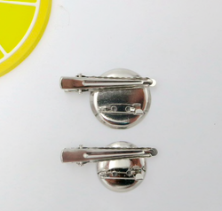 Набор основ 2 в 1 (булавка и зажим, 28мм) 4 шт