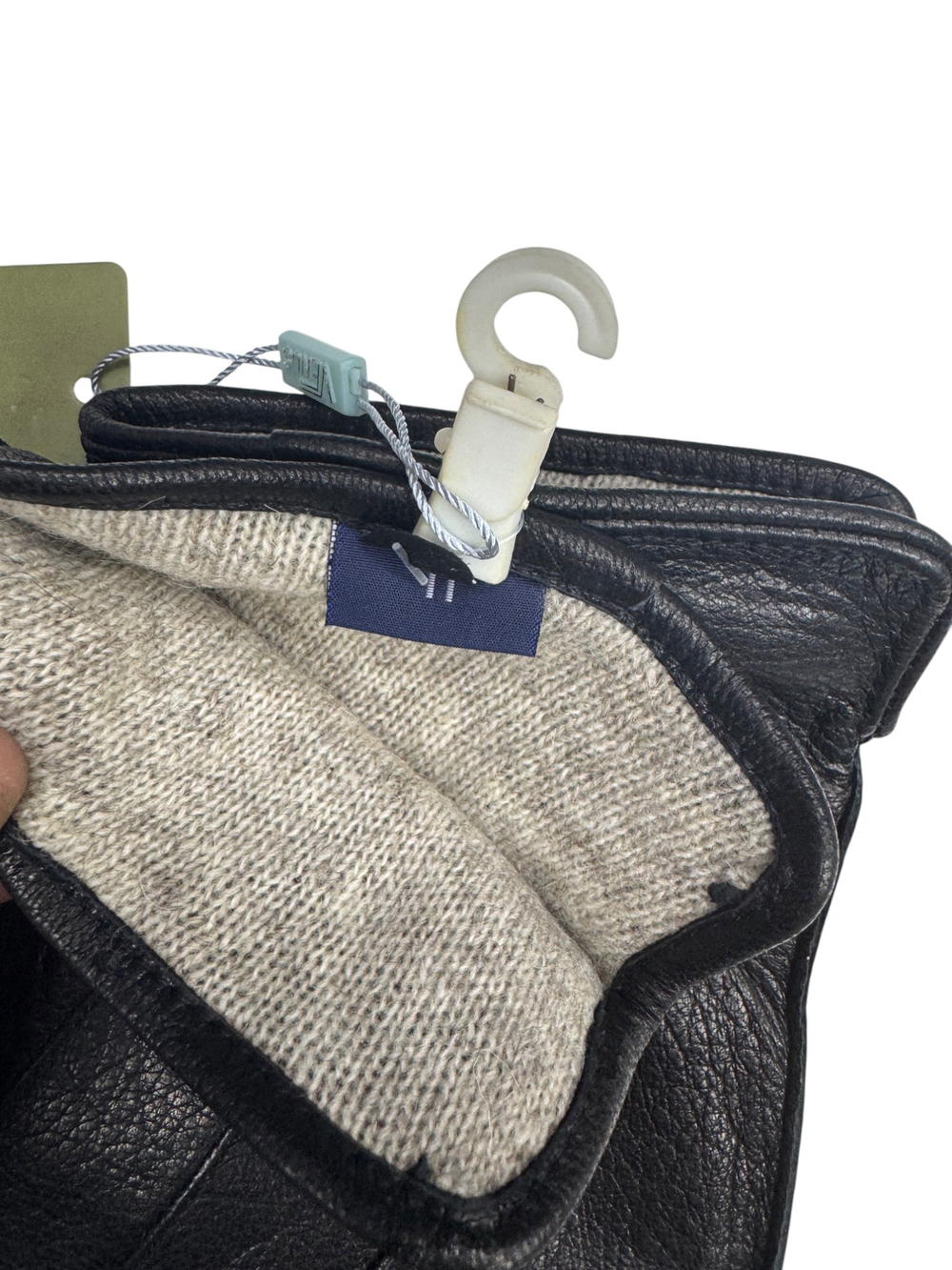 Перчатки. Женские. Материал верха: Кожаные. Кожа оленя. Подклад: Трикотаж-шерсть. 5 шт в упаковке.