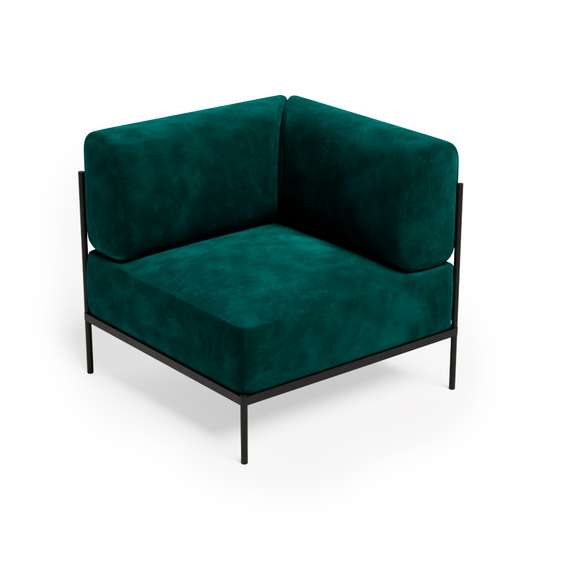 Rio Модуль угловой РСЕ-02 Nebby 626/Металл Черный 810*810*770