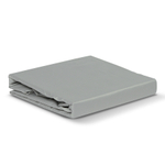 Простыня из сатина светло-серого цвета из коллекции essential, 240х270 см