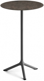 Стол ламинированный барный складной Scab Design Tripe Folding, антрацит, кортен