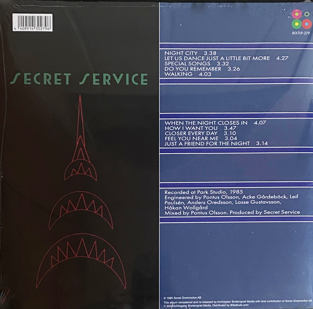 Secret Service / When The Night Closes In (LP)