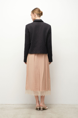 Жакет укороченный из жаккарда