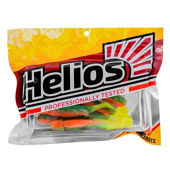 Виброхвост Jap 3,15&#39;/8 см Pepper Green &amp; Orange LT 7шт. (HS-32-032) Helios