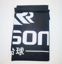 Покрывало для стола &quot;Rasson&quot; 8 ф (влагостойкое, серое, резинки на лузах)