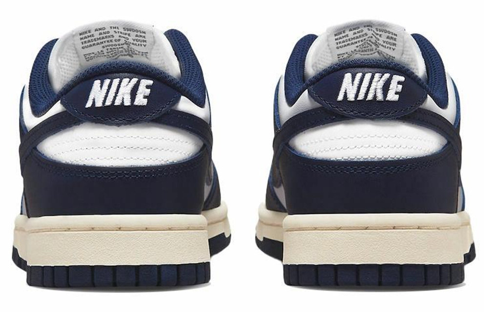Кроссовки Nike Dunk Low "Midnight Navy And White" (Женская размерная сетка)