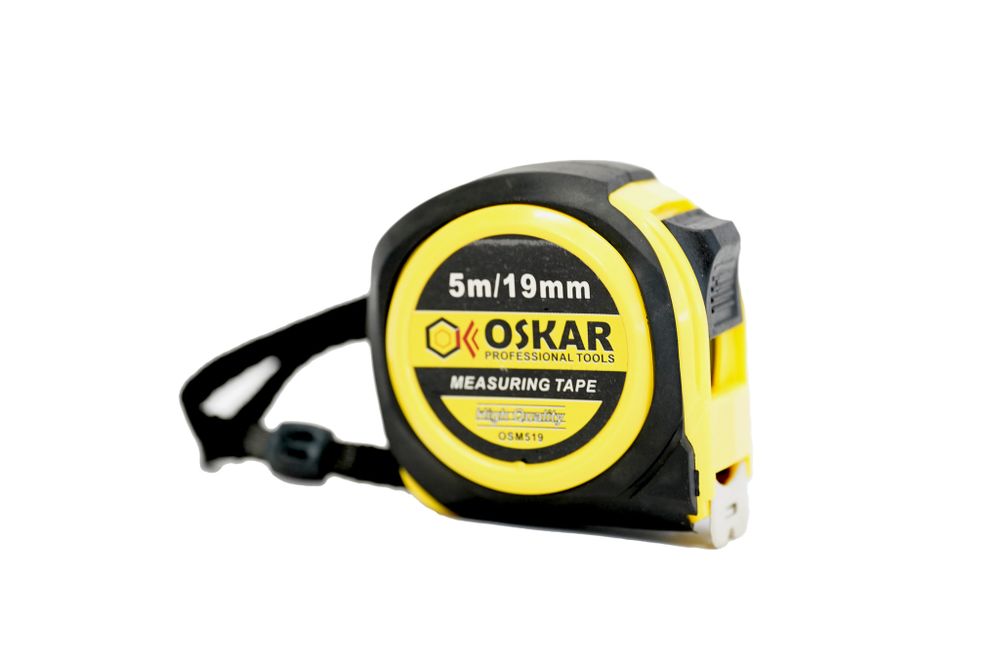РУЛЕТКА OSKAR 5М*19ММ ПЛАСТИК OSM519