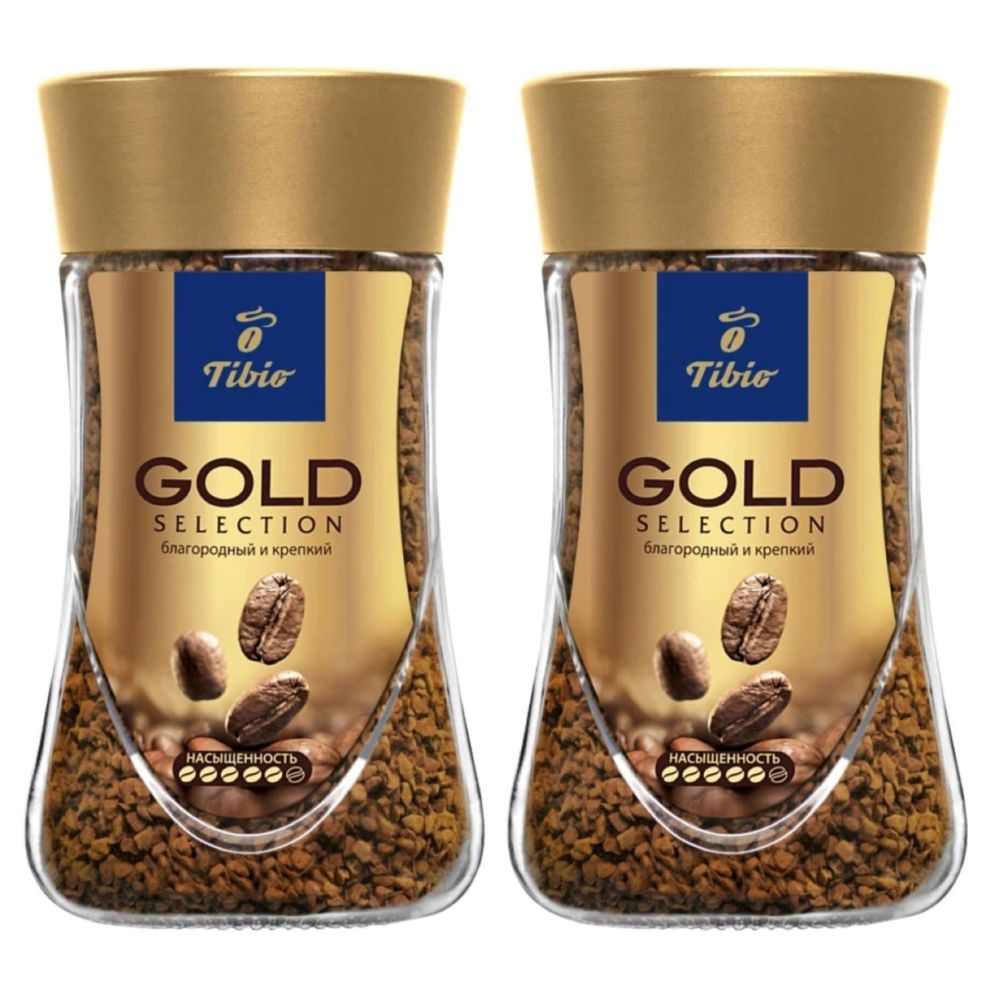 Кофе растворимый Tibio Gold Selection 95 г x 2 шт