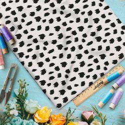 Ткань атлас бежевый гепардовый узор