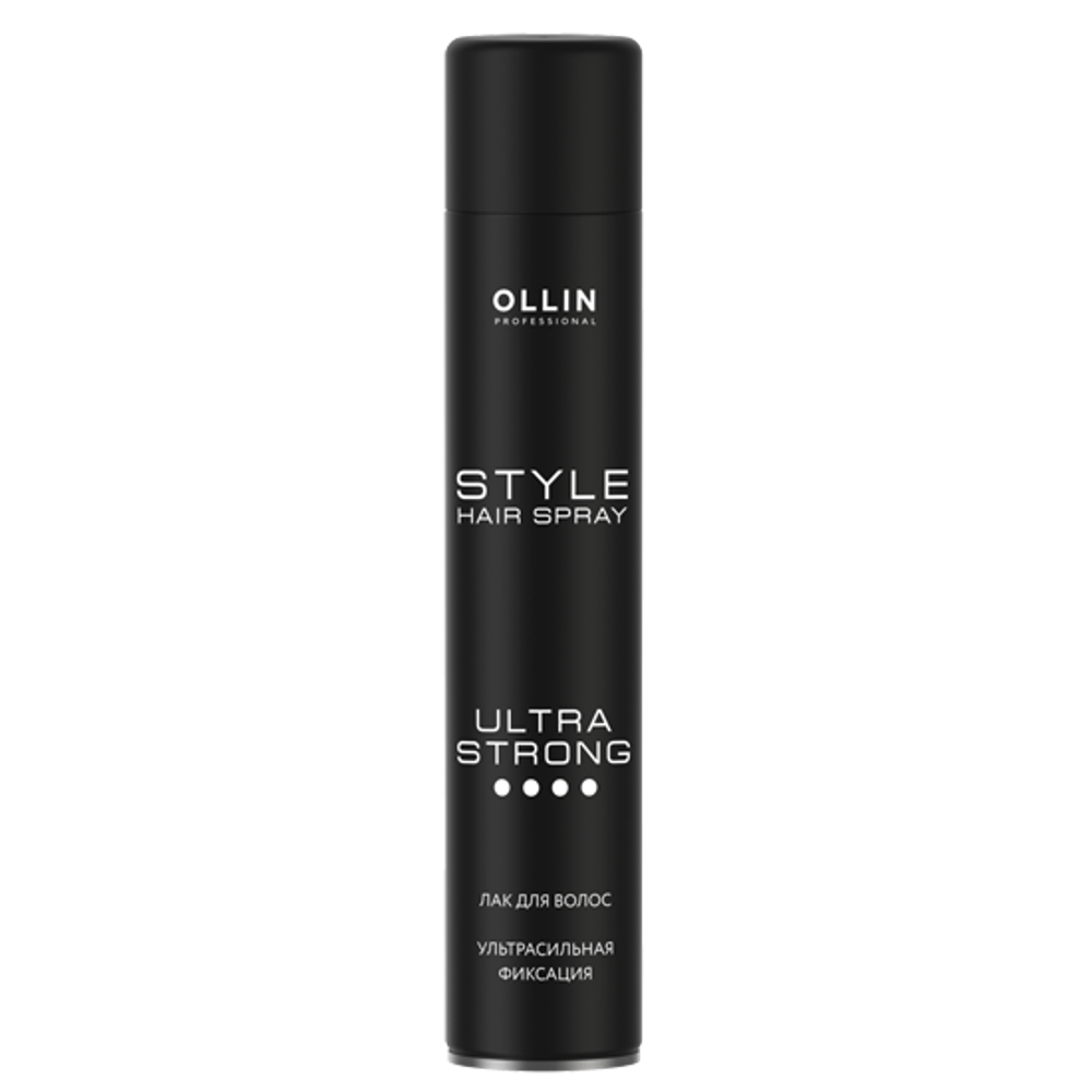 Ollin Style Лак для волос, ультрасильная фиксация, 500 мл