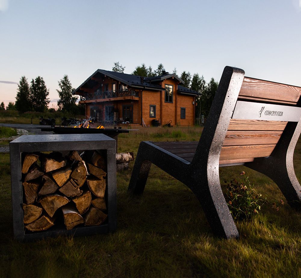 Дровницы бетонные DR90