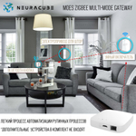Мультипротокольный Ethernet Шлюз MOES (Zigbee 3.0 + Bluetooth + Mesh) Работает с Яндекс Алиса, Сбер Салют