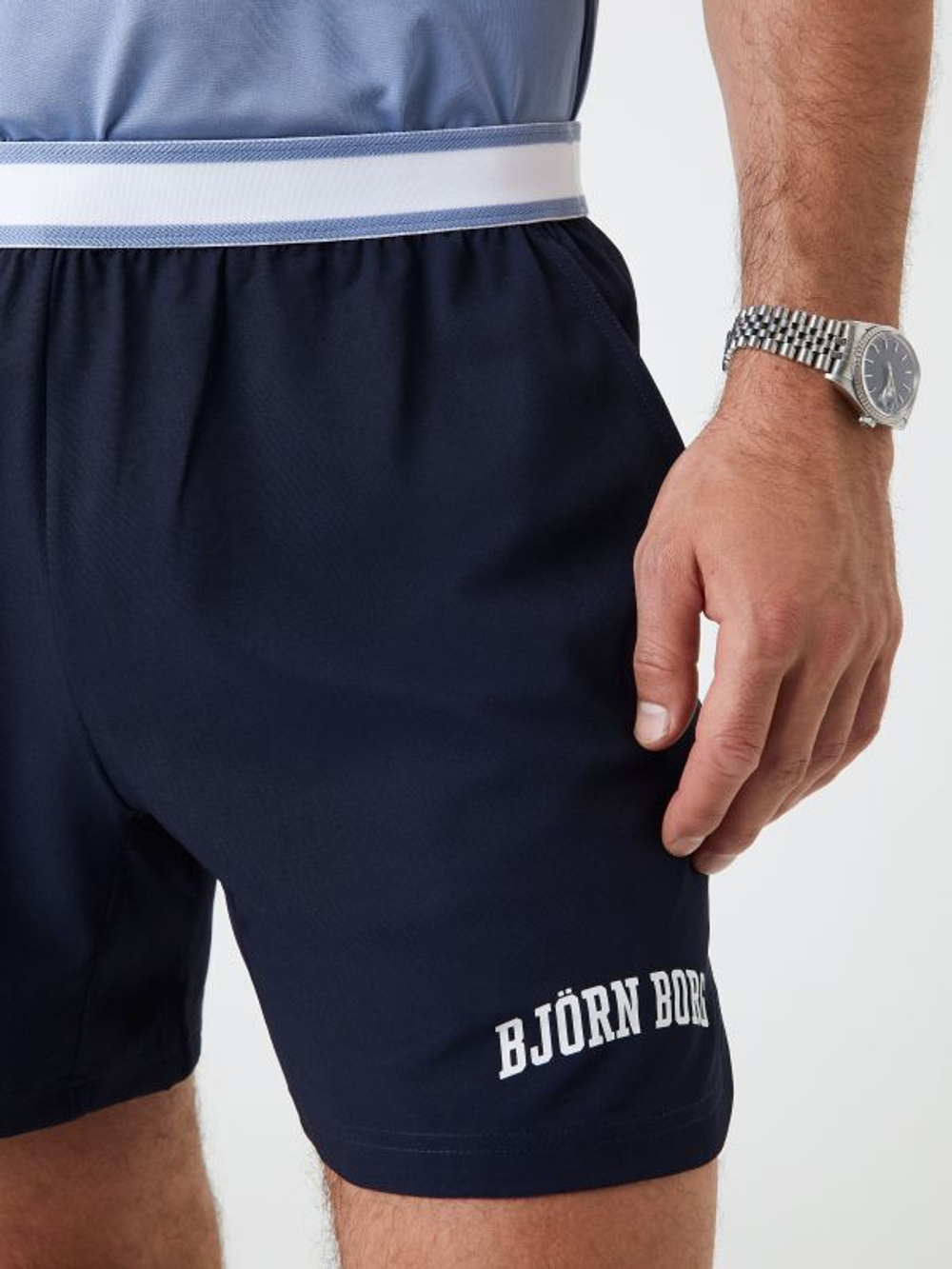Мужские теннисные шорты Björn Borg Borg Short Graphic Shorts - night sky