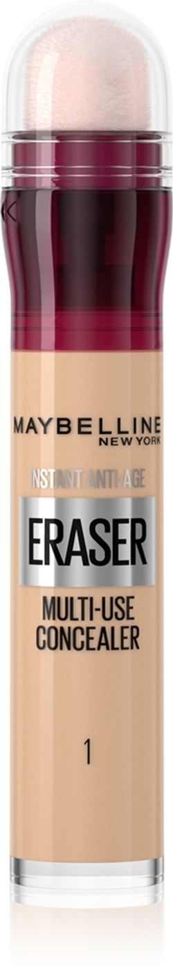 MAYBELLINE NEW YORK Instant Anti Age Eraser - Жидкий консилер с губчатым аппликатором, 6,8 ml