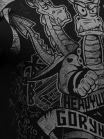 Футболка оверсайз LEGENDA Горыныч черная