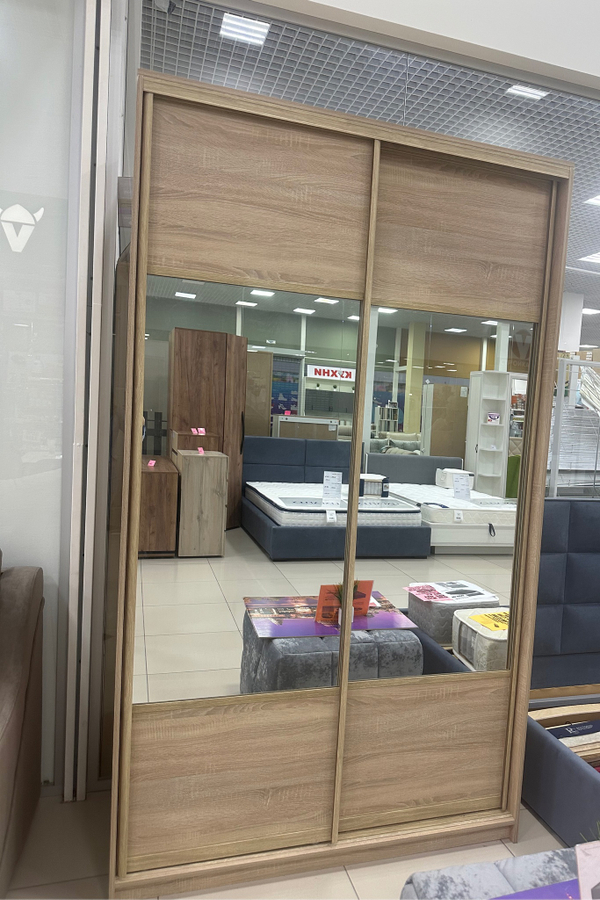 АКЦИЯ НА ШКАФ-КУПЕ ROVERY С ЗЕРКАЛОМ Ш140**В240*Г60