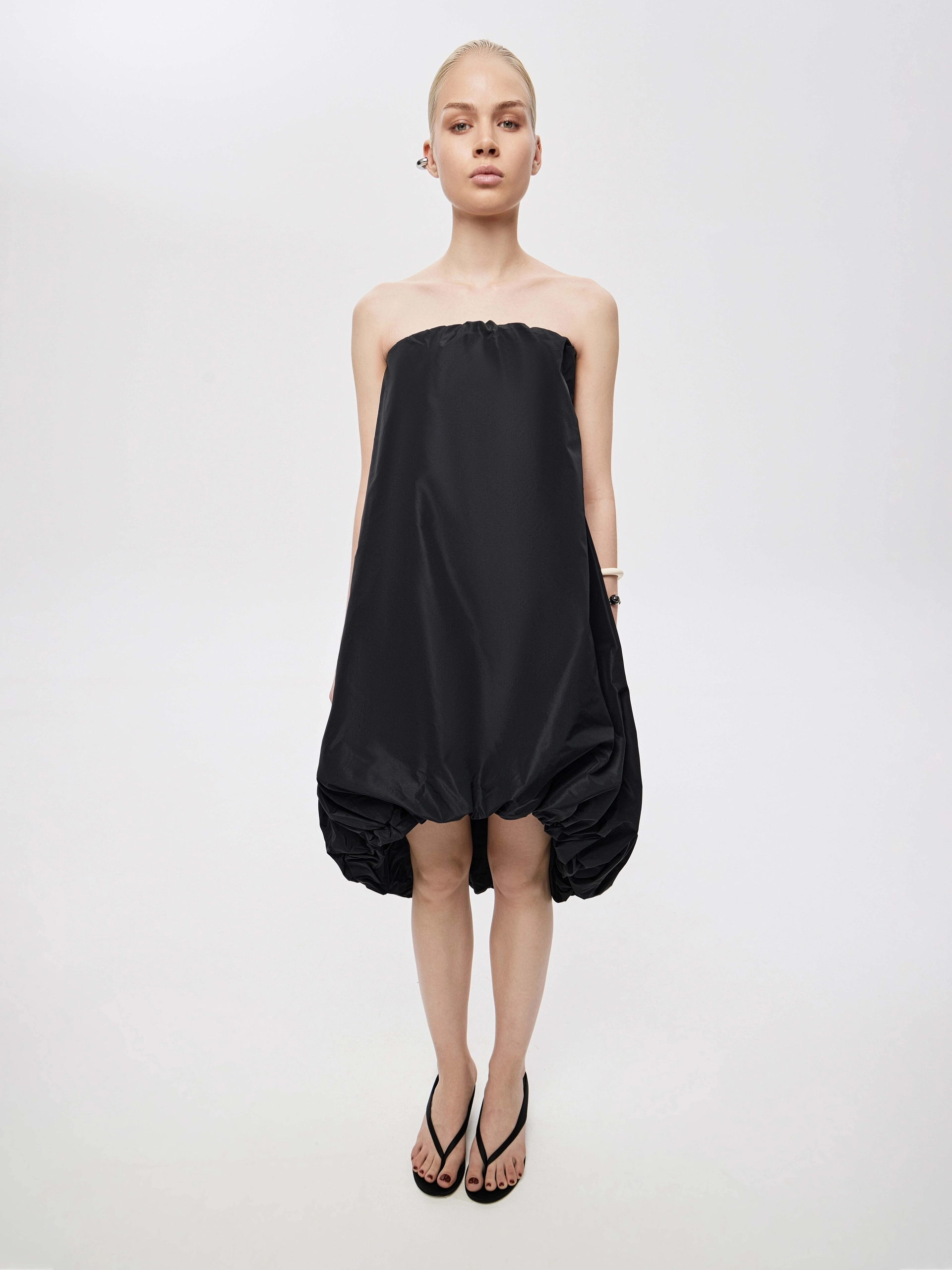 Платье баллон из греческой тафты