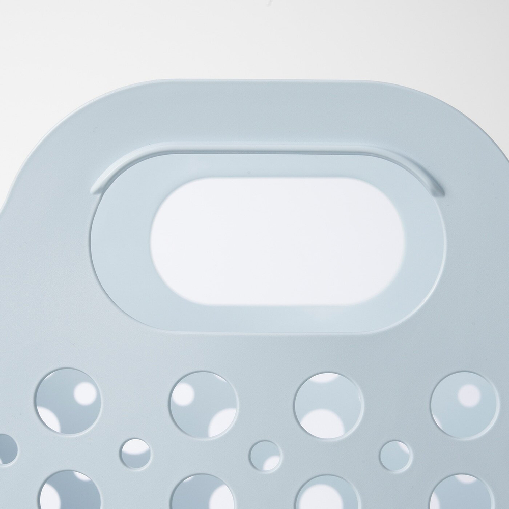 IKEA SLIBB  (ИКЕА СЛИББ)  -  Гибкая корзина для белья, синяя, 24 л