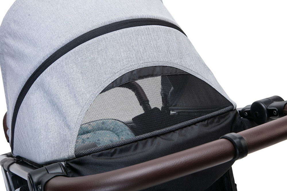 Детская прогулочная коляска Espiro Look Gel 2023 Светло-серый (Moon Stone 207)