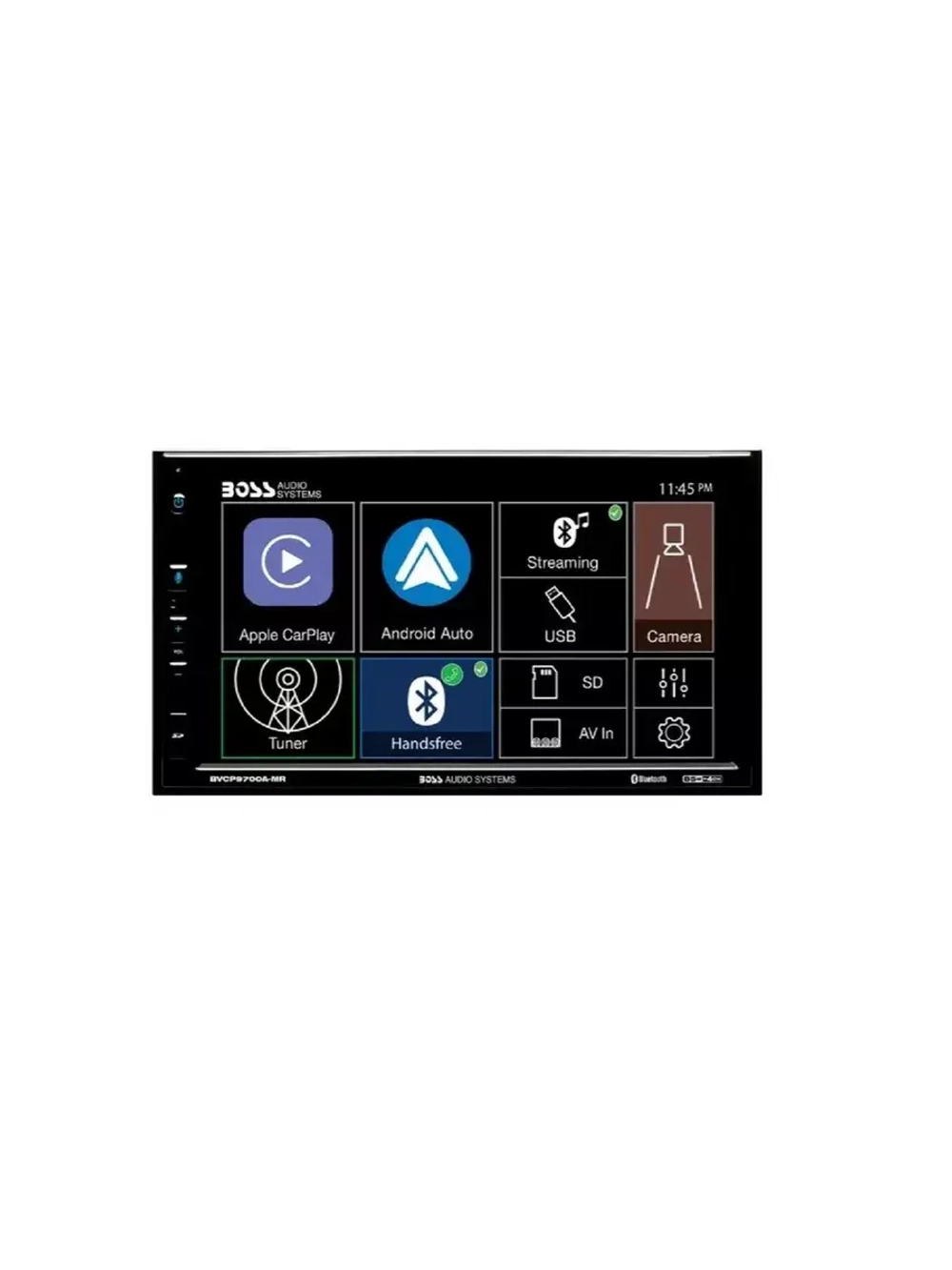 Магнитола 2DIN с цветным 7" Touchscreen no CD, 85W x 4