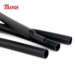 Водонепроницаемая термоусадочная трубка диаметром 24 мм с клеевым слоем, соотношение термоусадочных свойств 4:1, черная, 1,22 метра