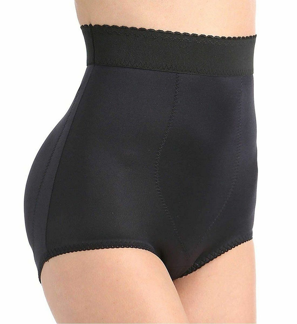 Шелковистые трусы с завышенной талией и пуш-ап эффектом (Размер: XL) (Цвет: белый)