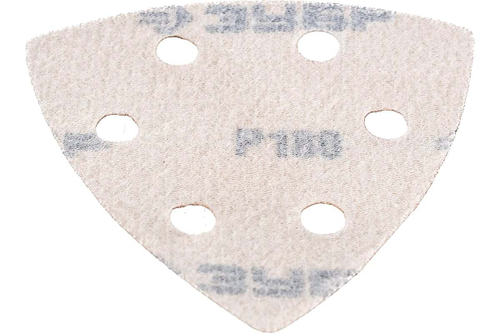 Треугольник шлифовальный универсальный 5 шт. (93х93х93 мм; Р180) "МАСТЕР" Зубр 35583-180