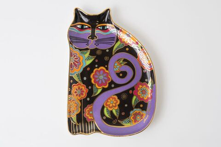 Коллекционное декоративное блюдо «Кошачья фантазия» (Feline Fantasy)