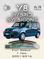 Щетки стеклоочистителя HUOYE Y8 550/450 мм на Fiat Doblo | Hook/J-Hook