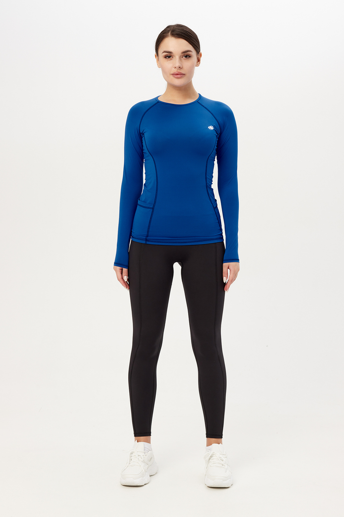 Лонгслив с длинным рукавом и карманами