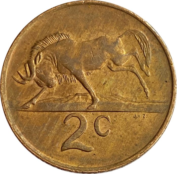 2 цента 1970-1990 ЮАР