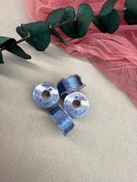 Нитки для оплетки проволоки, полиэстер, №8 Темно-синий