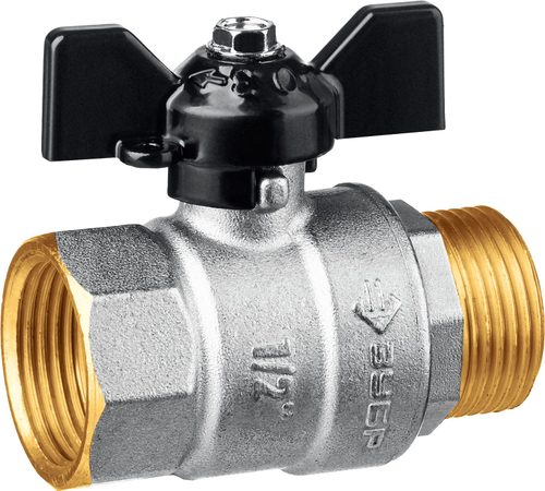 ЗУБР d 1/2_, ручка _бабочка_, шаровой кран (51325-1/2)